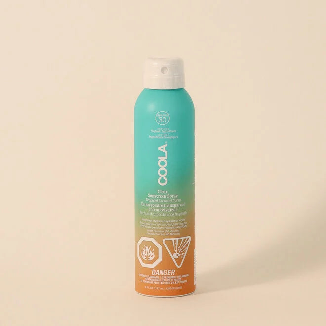 Coola -Spray corps FPS 30 Noix de coco tropicale
