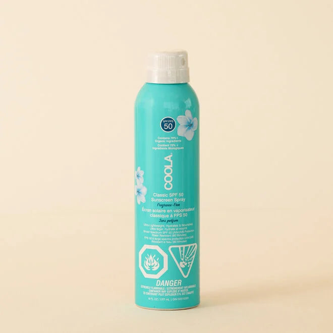 Coola - Spray corps FPS 50 -Sans parfum